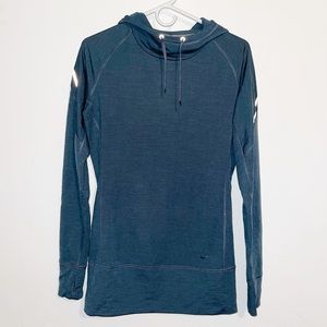 Nike Blue Green Hoodie Sweatshirt small